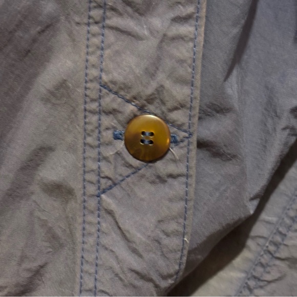 Columbia Vintage 90s Colorblock Anorak Jacket Blue Faded Hooded Size Large - Picture 8 of 13